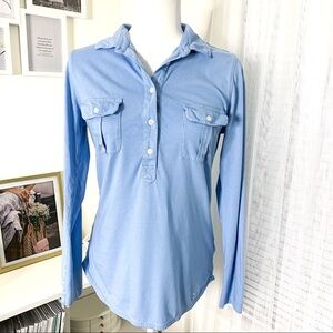 Vineyard Vines Long Sleeve Double Pocket Pullover